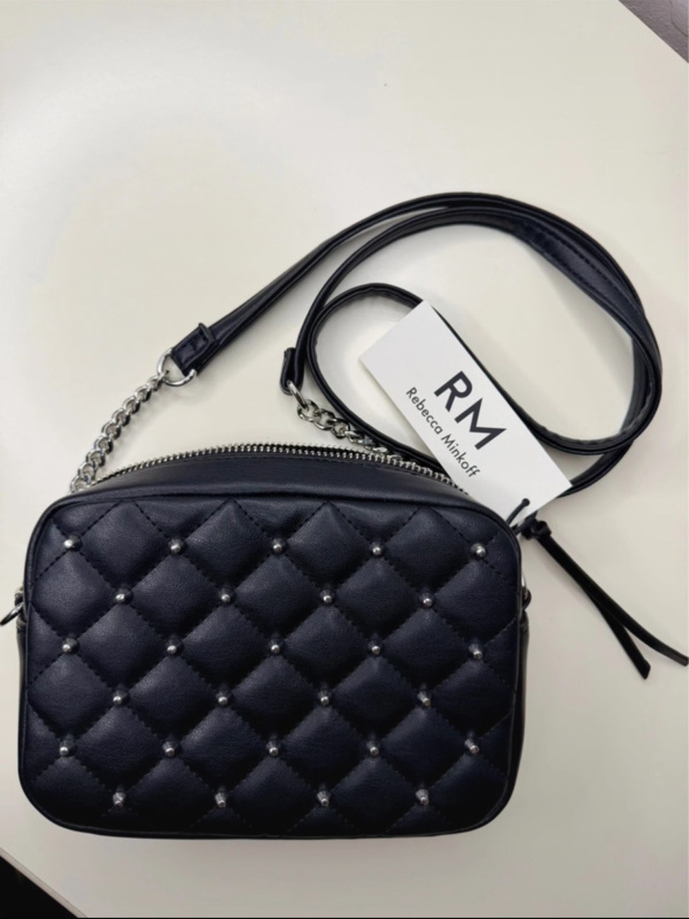 NWT Rebecca minkoff  Studded crossbody - Picture 2 of 4